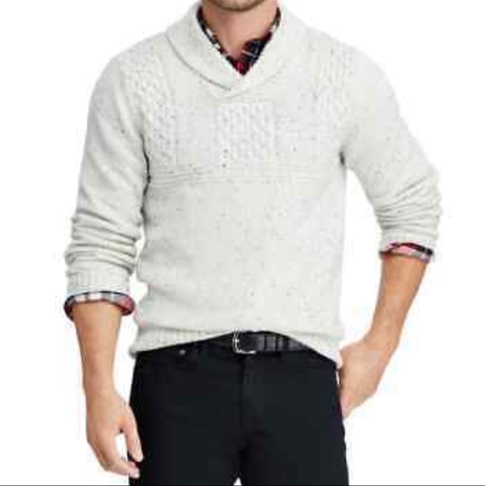 Men's Chaps Classic-Fit Shawl-Collar Sweater